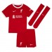 Liverpool Diogo Jota #20 Hemmakläder Barn 2023-24 Kortärmad (+ Korta byxor)